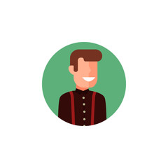 Poster - colored avatar of student icon. Element of colored people profession icon for mobile concept and web apps. Detailed colored avatar of student icon can be used for web and mobile