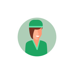 Aufkleber - colored avatar of nurse icon. Element of colored people profession icon for mobile concept and web apps. Detailed colored avatar of nurse icon can be used for web and mobile