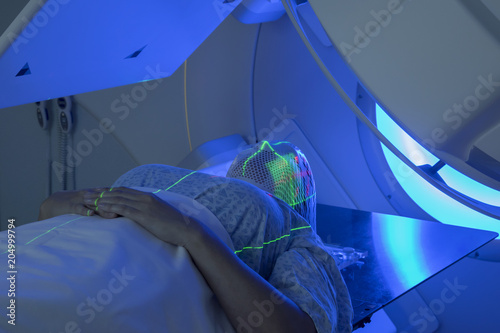 Fotografie, Obraz Woman Receiving Radiation Therapy Treatments for Cancer