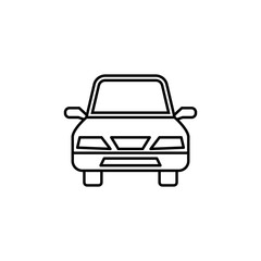 Poster - car icon. Element of travel icon for mobile concept and web apps. Thin line car icon can be used for web and mobile. Premium icon
