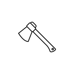 Aufkleber - ax icon. Element of travel icon for mobile concept and web apps. Thin line ax icon can be used for web and mobile. Premium icon