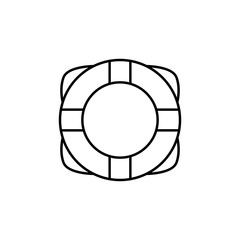 Poster - Lifebuoy icon. Element of travel icon for mobile concept and web apps. Thin line Lifebuoy icon can be used for web and mobile. Premium icon