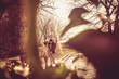 © liderina - Walking trough nature. In love couple.