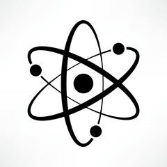 atom icon vector. logotype. symbol