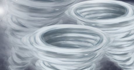 Poster - Tornado twisters painted