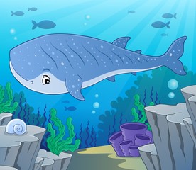 Wall Mural - Whale shark theme image 2