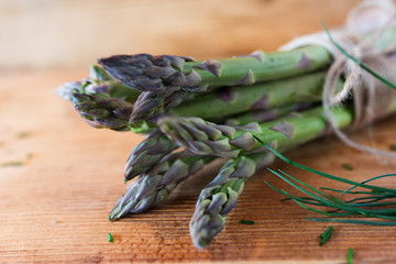 Wall Mural - Fresh green asparagus