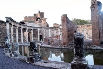 Wall Mural - The ancient remains of a Roman city of Lazio - Italy 235