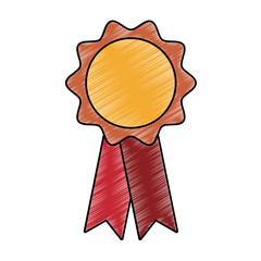 Award medal symbol vector illustration graphic design