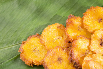 Canvas Print - Fried Green Plantains or Tostones