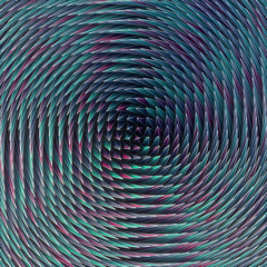 Leinwandbilder - Abstract pattern background of colored shapes 3D rendering