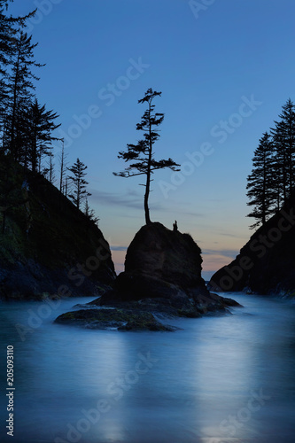 Fényképezés Deadman's Cove at Cape Disappointment at Twilight