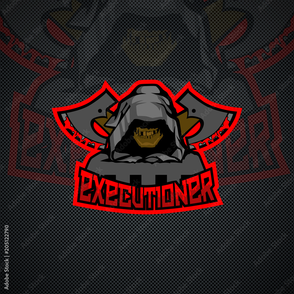 Executioner logo template. Stock Vector | Adobe Stock, image size:1000x1000