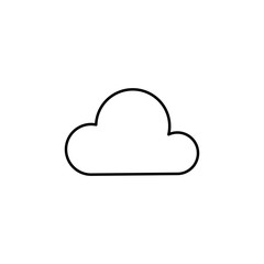 Poster - cloud icon. element of web icon for mobile concept and web apps.