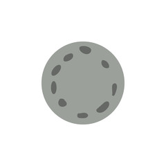 Aufkleber - moon colored icon. Element of web icon for mobile concept and web apps. Colored isolated moon icon can be used for web and mobile. Premium icon