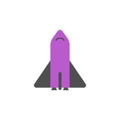 Aufkleber - shuttle colored icon. Element of web icon for mobile concept and web apps. Colored isolated shuttle icon can be used for web and mobile. Premium icon