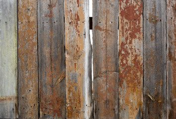 Wall Mural - old wooden background, old paint. Vintage background. Cracks on the paint.