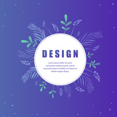 Poster - Vector beach night party background design.