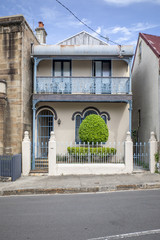 a typical terrace house in Sydney Australia