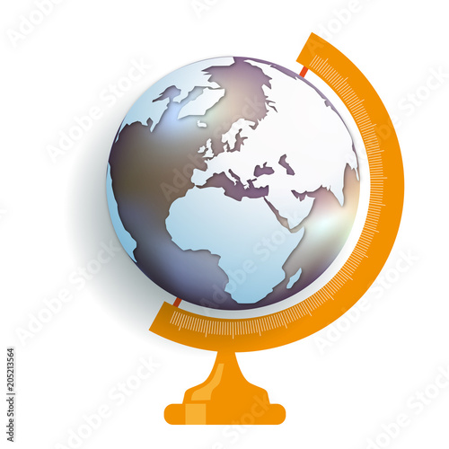 Globe Terre Monde Environnement Planete Ecologie Climat Energie Renouvelable Stock Vector Adobe Stock