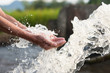 © piyaset - Water and hand cupped with conservation and sustainable concept.