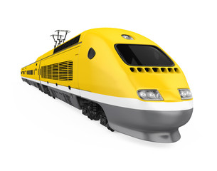 Wall Mural - High Speed Train Isolated