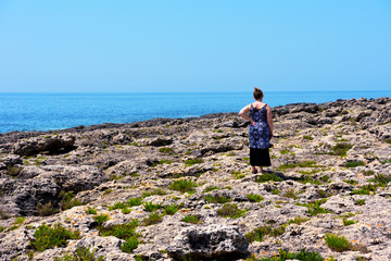 panorama in Torre Colimena porto cesareo salento italy