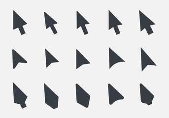 Poster - mouse cursor icons set, arrow poiner sign