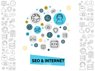 Poster - internet technology template