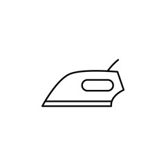 Poster - iron icon. Element of simple web icon with name for mobile concept and web apps. Thin line iron icon can be used for web and mobile