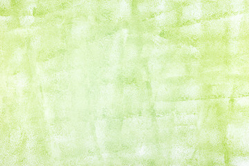 Wall Mural - abstract wall background with green paint roller strokes