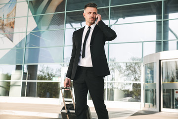 Sticker - Handsome businessman dressed in suit