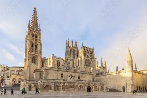 Fotografía Burgos, España; 01 14 2017: La Catedral de Santa María de Burgos, es el máximo e
