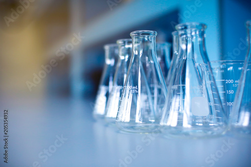 Glass Ware In Laboratory Laboratory Equipment Concept Scientific Glassware For Chemical Experiment Buy This Stock Photo And Explore Similar Images At Adobe Stock Adobe Stock