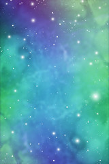 Wall Mural - elegant universe scientific outer space wallpaper. cosmic light colorful nebula vector background fo