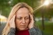 © Aitor Diago - Woman with problems or headache
