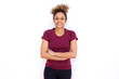 © mimagephotos - happy healthy young woman against white background