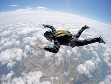 Skydiver Cloudscape