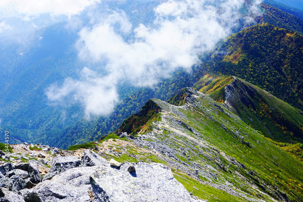 Mt. Jonen dake ridge trail, Nagano, Japan の Stock フォト | Adobe Stock