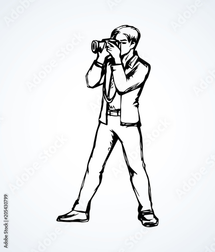 Photographer Vector Drawing Buy This Stock Vector And Explore Similar Vectors At Adobe Stock Adobe Stock
