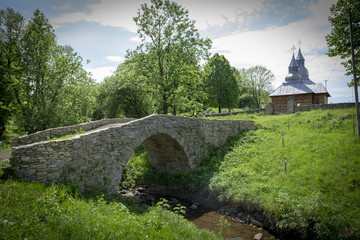 Olchowiec wooden christian orthodox church