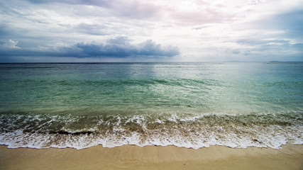 Beautiful Tropical Beach and Clear Sea Water