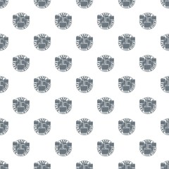 Poster - Data save shield pattern vector seamless repeat for any web design