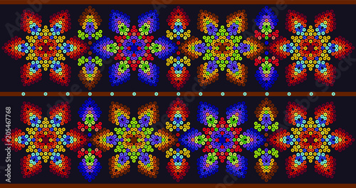 Fotomural Floral design - Colorful decor