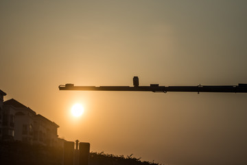 Canvas Print - the Sunset street