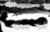 Fototapeta Młodzieżowe - Marble abstract acrylic background. Nature black marbling artwork texture.