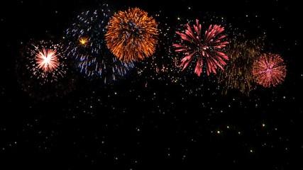 Wall Mural - display fireworks celebration