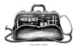 © channarongsds - Vintage medical bag hand drawing engraving style