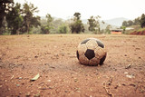 Fototapeta Sport - Old Country Football