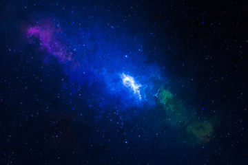 Wall Mural - high definition star field background. colorful night space stars glowing. universe filled with star
